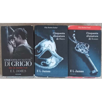 CINQUANTA SFUMATURE VOL.1-3 DI GRIGIO, DI NERO, DI ROSSO