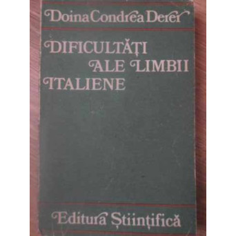 DIFICULTATI ALE LIMBII ITALIENE
