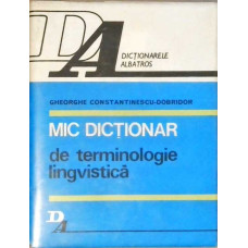 MIC DICTIONAR DE TERMINOLOGIE LINGVISTICA