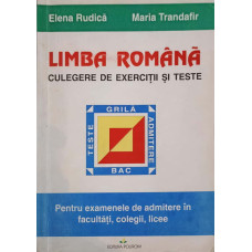 LIMBA ROMANA, CULEGERE DE EXERCITII SI TESTE