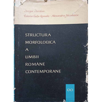 STRUCTURA MORFOLOGICA A LIMBII ROMANE CONTEMPORANE
