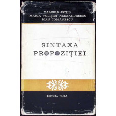 SINTAXA PROPOZITIEI
