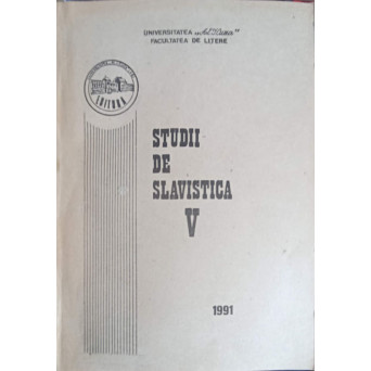 STUDII DE SLAVISTICA V
