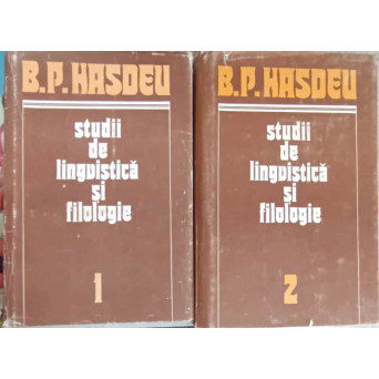 STUDII DE LINGVISTICA SI FILOLOGIE VOL.1-2