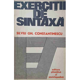 EXERCITII DE SINTAXA