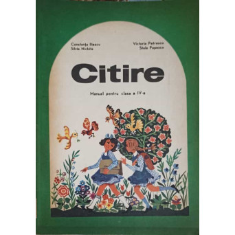 CITIRE, MANUAL PENTRU CLASA A IV-A