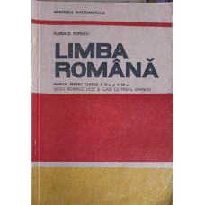 LIMBA ROMANA, MANUAL PENTRU CLASELE A XI-A SI A XII-A