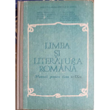 LIMBA SI LITERATURA ROMANA, MANUAL PENTRU CLASA A IX-A