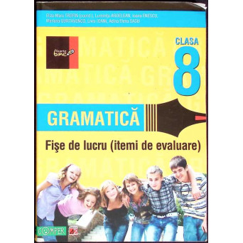 GRAMATICA. FISE DE LUCRU PENTRU CLASA A VIII-A, ITEMI DE EVALUARE