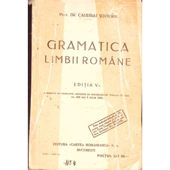 GRAMATICA LIMBII ROMANE
