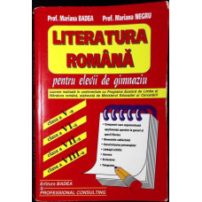 LITERATURA ROMANA PENTRU ELEVII DE GIMNAZIU