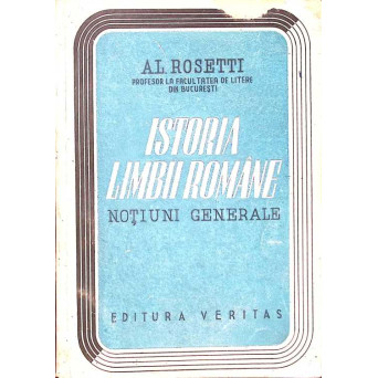 ISTORIA LIMBII ROMANE. NOTIUNI GENERALE