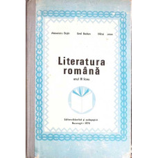 LITERATURA ROMANA ANUL III LICEU