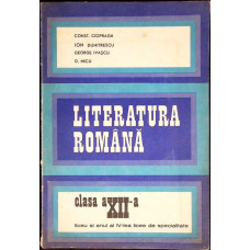 LITERATURA ROMANA CLASA A XII-A