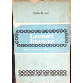 LECTURI LITERARE. MANUAL EXPERIMENTAL PENTRU CLASA A VIII-A