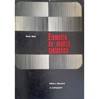 ELEMENTE DE ANALIZA SINTACTICA ELEMENTE DE ANALIZA SINTACTICA
