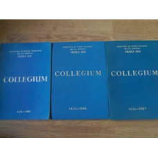 COLLEGIUM REVISTA DE FILOLOGIE SI TEORIE LITERARA NR.1-3 1985-1987
