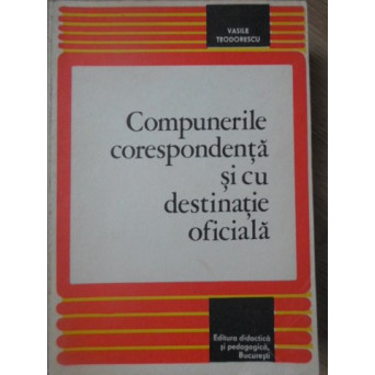 COMPUNERILE CORESPONDENTA SI CU DESTINATIE OFICIALA