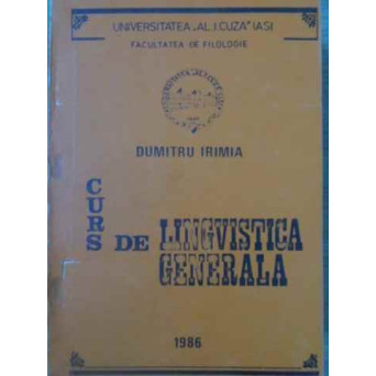 CURS DE LINGVISTICA GENERALA