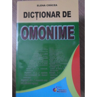 DICTIONAR DE OMONIME