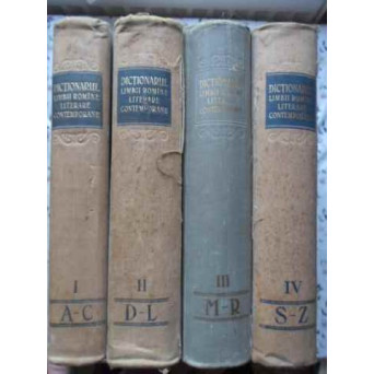 DICTIONARUL LIMBII ROMANE LITERARE CONTEMPORANE VOL.1-4 A-Z