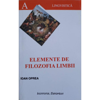ELEMENTE DE FILOZOFIA LIMBII