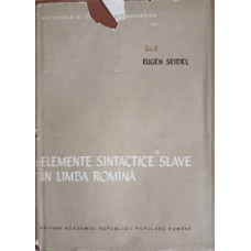 ELEMENTE SINTACTICE SLAVE IN LIMBA ROMANA