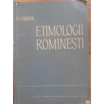 ETIMOLOGII ROMANESTI