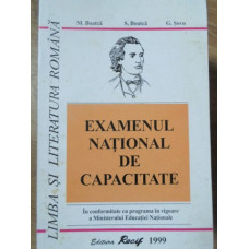EXAMENUL NATIONAL DE CAPACITATE LIMBA SI LITERATURA ROMANA