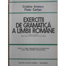 EXERCITII DE GRAMATICA A LIMBII ROMANE