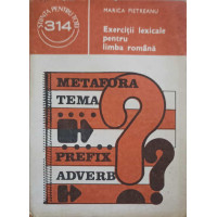 EXERCITII LEXICALE PENTRU LIMBA ROMANA EXERCITII LEXICALE PENTRU LIMBA ROMANA
