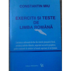 EXERCITII SI TESTE DE LIMBA ROMANA