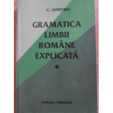 GRAMATICA LIMBII ROMANE EXPLICATA VOL.1 MORFOLOGIA