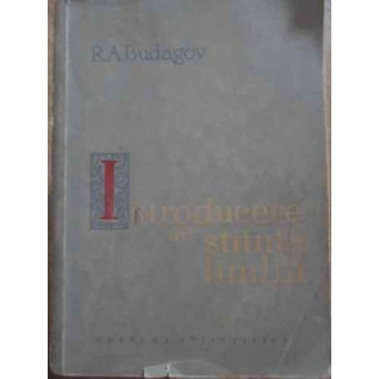 INTRODUCERE IN STIINTA LIMBII