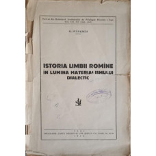 ISTORIA LIMBII ROMANE IN LUMINA MATERIALISMULUI DIALECTIC