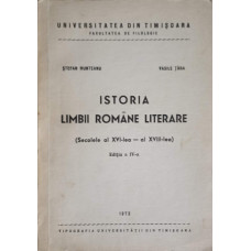 ISTORIA LIMBII ROMANE LITERARE
