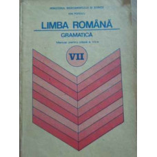 LIMBA ROMANA GRAMATICA MANUAL PENTRU CLASA A VII-A