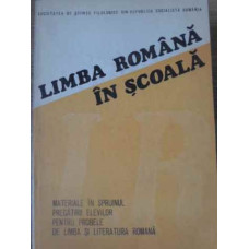 LIMBA ROMANA IN SCOALA