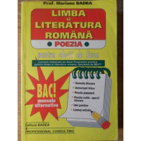 LIMBA SI LITERATURA ROMANA PENTRU ELEVII DE LICEU POEZIA - CLASA A XI-A LIMBA SI LITERATURA ROMANA PENTRU ELEVII DE LICEU POEZIA - CLASA A XI-A