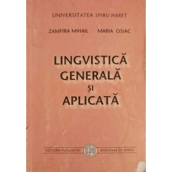 LINGVISTICA GENERALA SI APLICATA