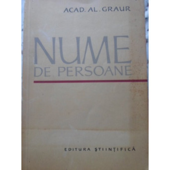 NUME DE PERSOANE