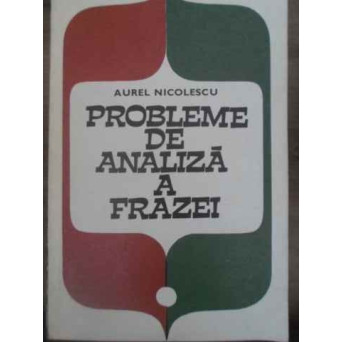 PROBLEME DE ANALIZA A FRAZEI