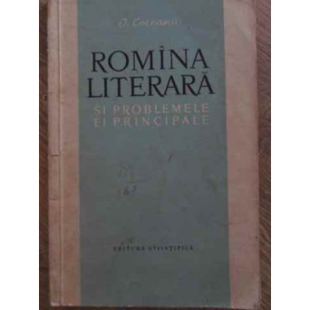 ROMANA LITERARA SI PROBLEMELE EI PRINCIPALE