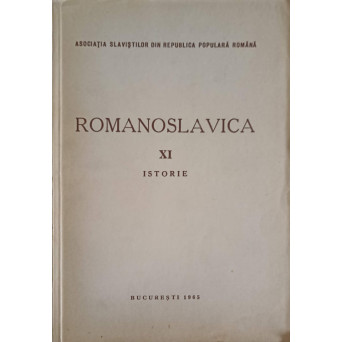 ROMANOSLAVICA VOL.11 ISTORIE