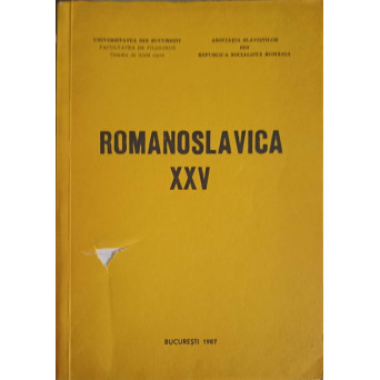 ROMANOSLAVICA VOL.25