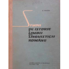 STUDII DE ISTORIE A LIMBII SI A LINGVISTICII ROMANE