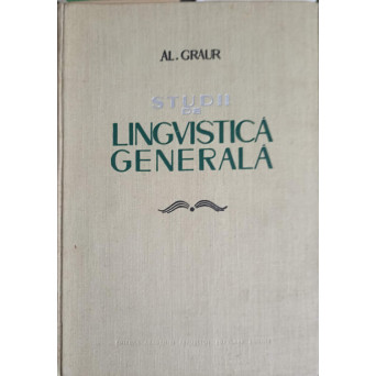 STUDII DE LINGVISTICA GENERALA