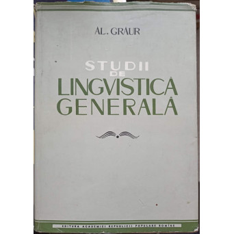 STUDII DE LINGVISTICA GENERALA
