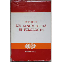 STUDII DE LINGVISTICA SI FILOLOGIE STUDII DE LINGVISTICA SI FILOLOGIE