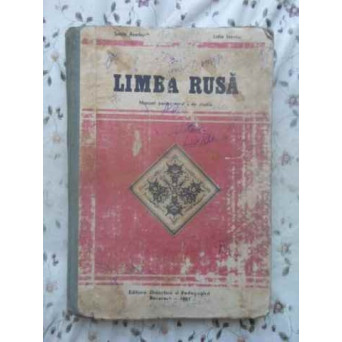 LIMBA RUSA MANUAL PENTRU ANUL I DE STUDIU (UZATA)